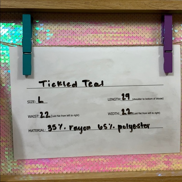 Tickled Teal NWOT patriotic raglan tee - Picture 7 of 7